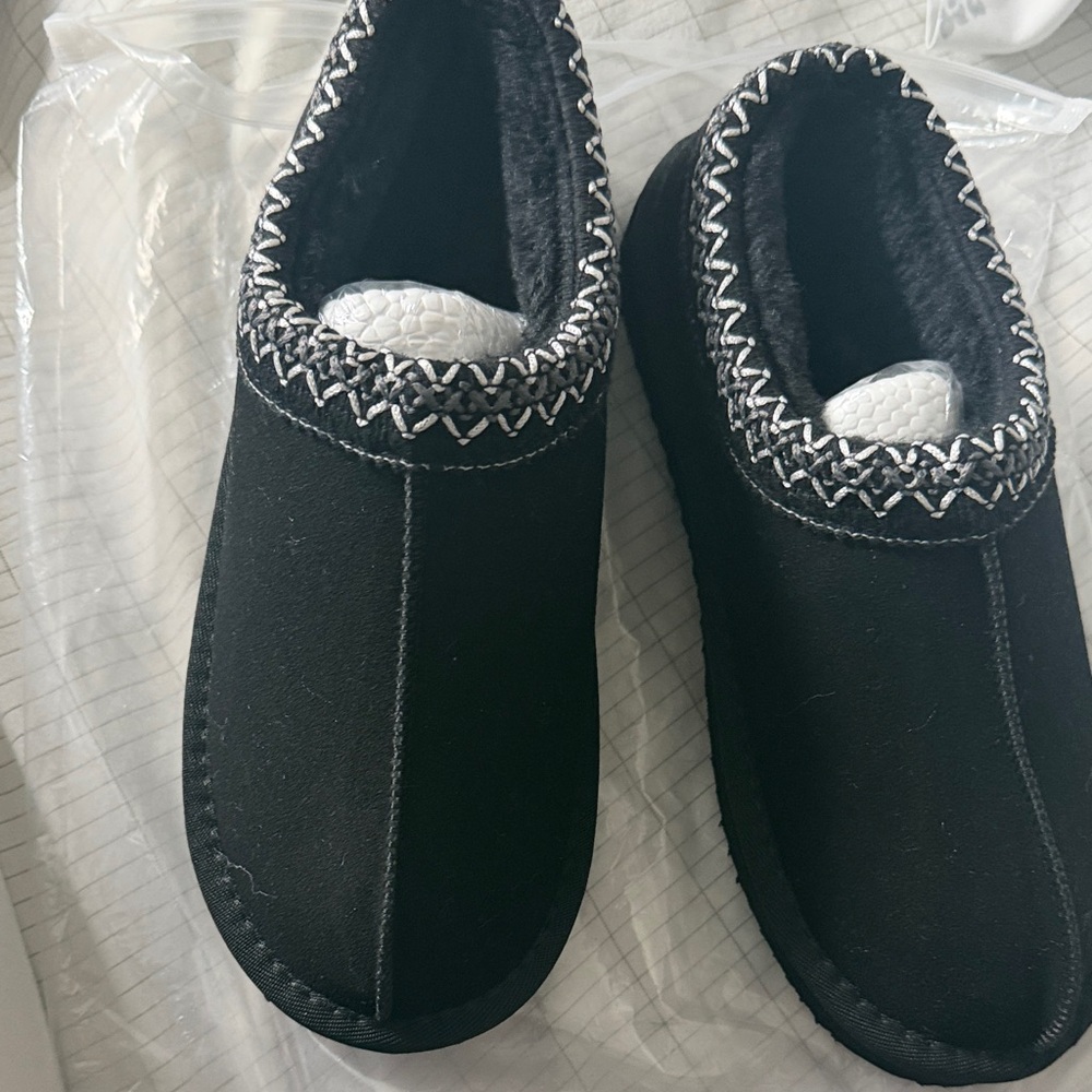 Black Slip-On Loafers